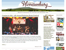 Tablet Screenshot of harrisonburg.org
